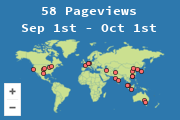 Locations of visitors to this page