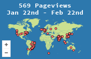 Locations of visitors to this page