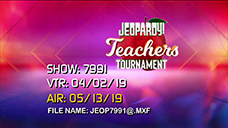 [Jeopardy! 2019 Teachers Tournament - Title Slate]