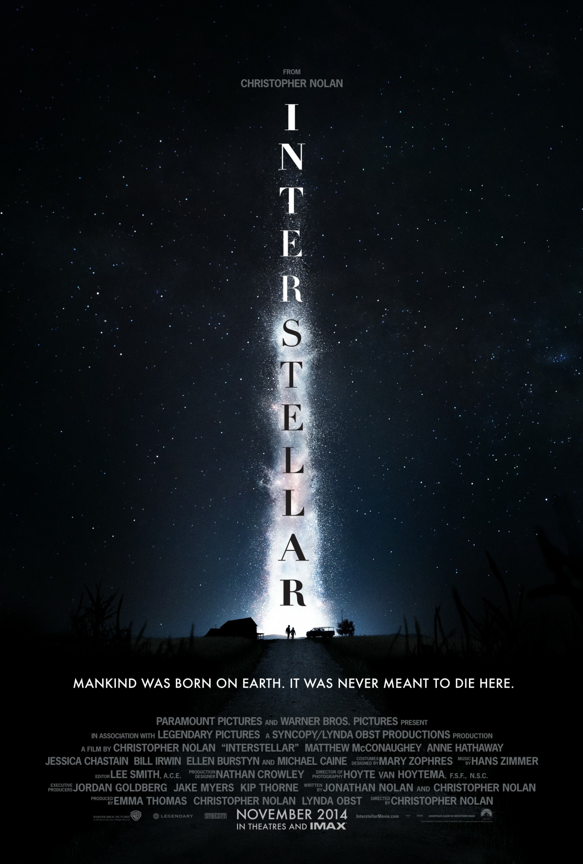 Mega Sized Movie Poster Image for Interstellar (#1 of 11)