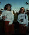 Tina Patrick and Heidi Page - Girls Cross Country - Autumn, 1985