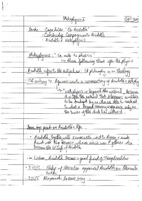 First page of “Serracino Inglott Metaphysics 1 2003”