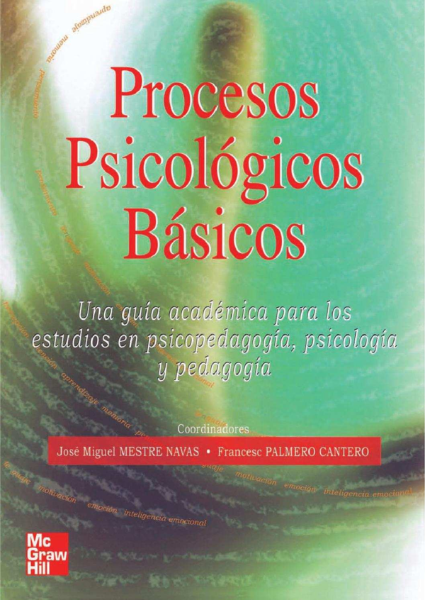 First page of “procesos psicológicos básicos”