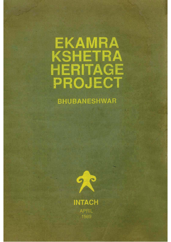 First page of “Ekamra Kshetra Heritage Project.”