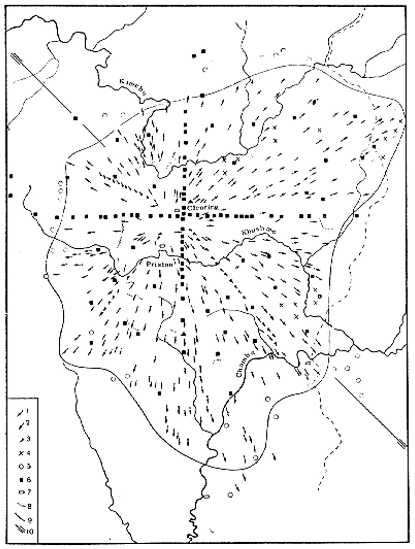 Illustration of the impact site