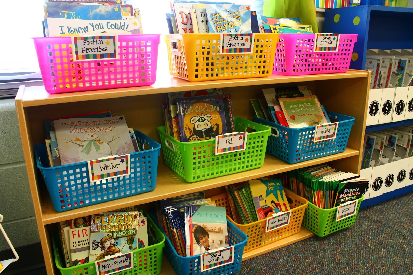 Adventures of First Grade: Staying Organized... Classroom Library