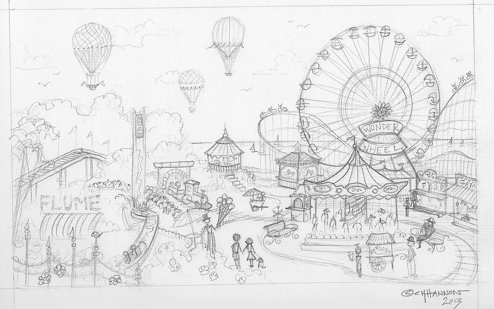 The Latest Work by Christine McIntyre-Hannon: Amusement Park Commission