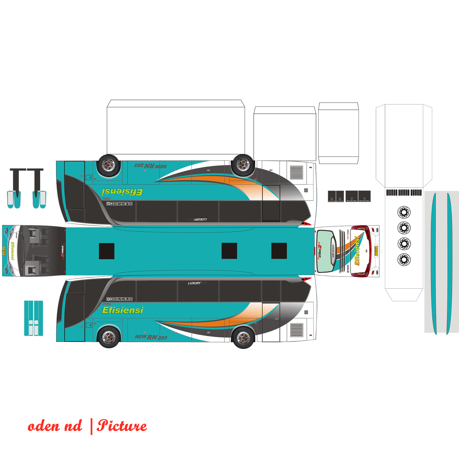 Printable 3d Paper Bus Template - prntbl.concejomunicipaldechinu.gov.co