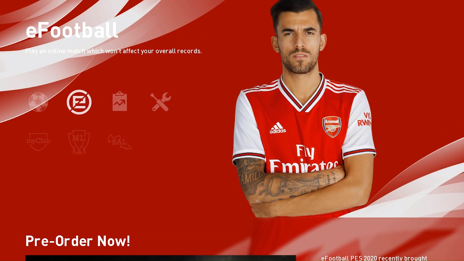 Bạn là fan Arsenal FC? Hãy xem mod menu PES 2020 của chúng tôi để được trải nghiệm những trận cầu đỉnh cao nhất với đội bóng yêu thích của bạn.