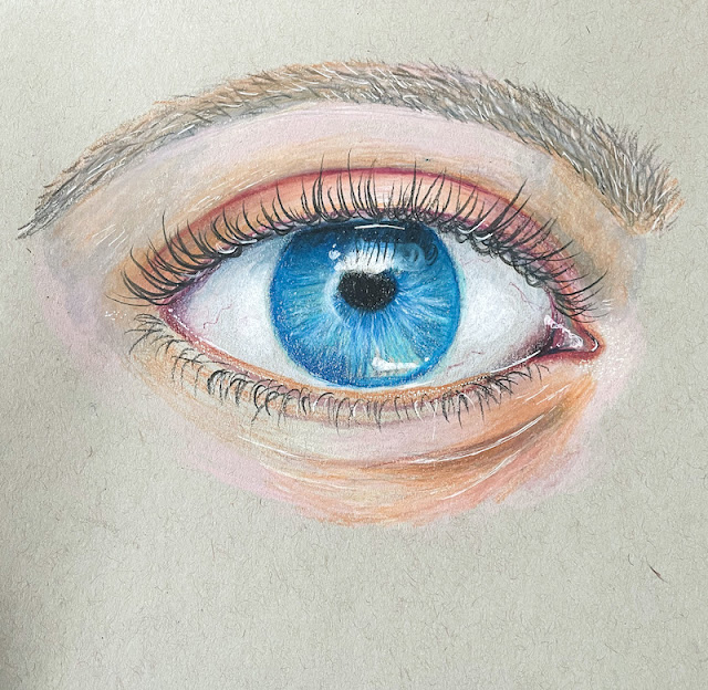 Do More With Less: Another week of eye drawings for The100dayproject2021