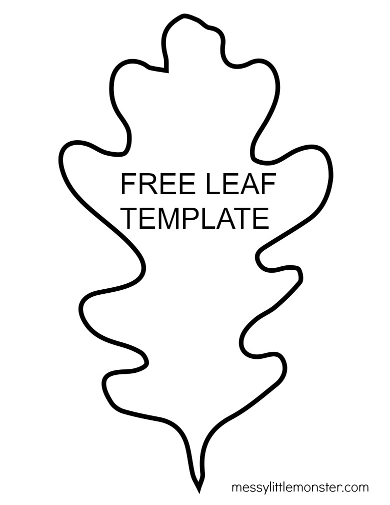 Free Printable Leaf Stencils Cut Out