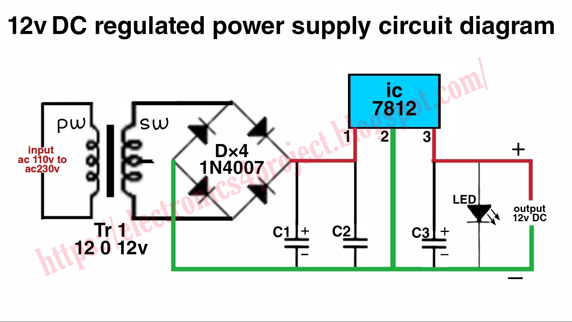 Schematic Diagram Of Power Supply Circuit