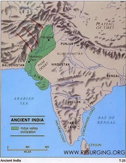 Indus River Valley Map Worksheet