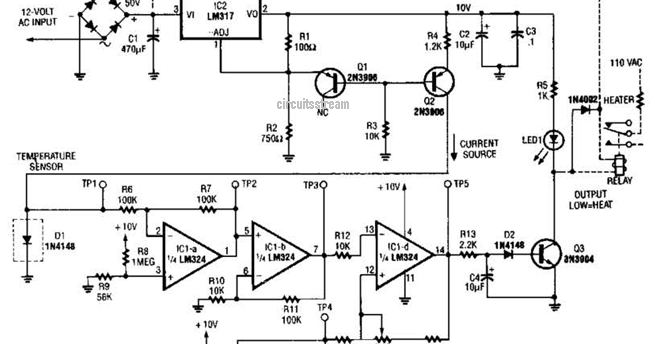 Temperature Sensor Circuit Diagram Pdf