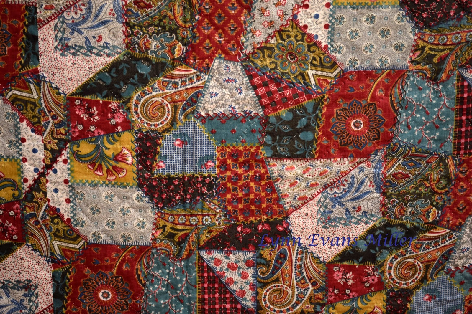 Quilts-Vintage and Antique: Antique Cheater Fabric