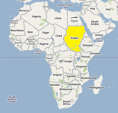 Political Map Of Sudan Africa - Map of world