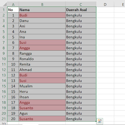 Cara Menghapus Data Yang Sama atau Data Ganda di Microsoft Excel ...