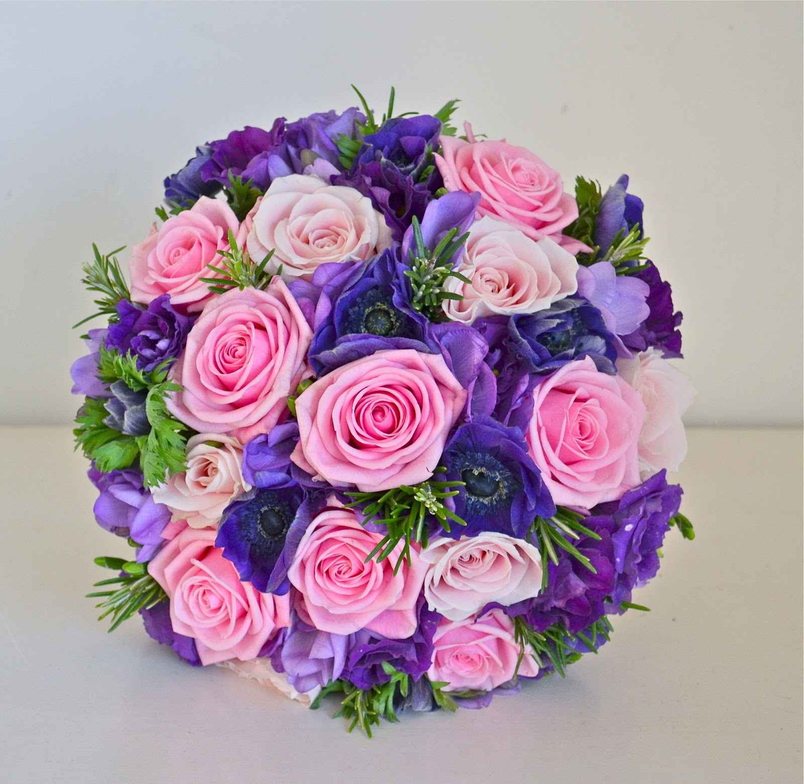 Wedding Flowers Blog: Jonquil's Pink and Purple Wedding Flowers