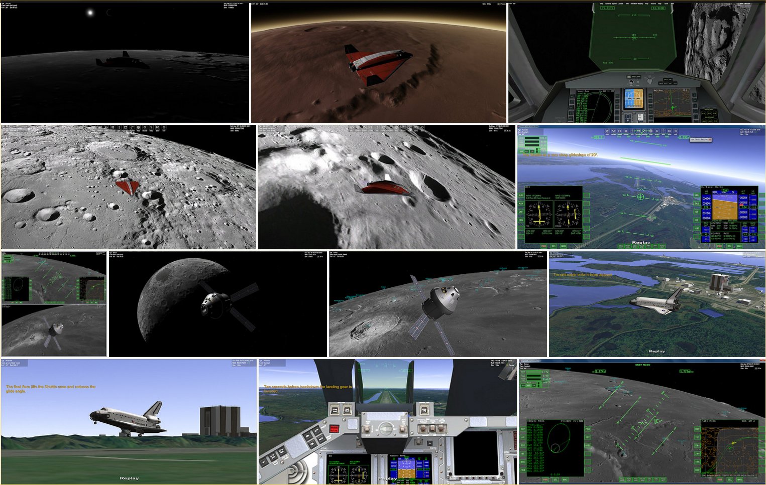 Orbital space flight simulator - rtstm