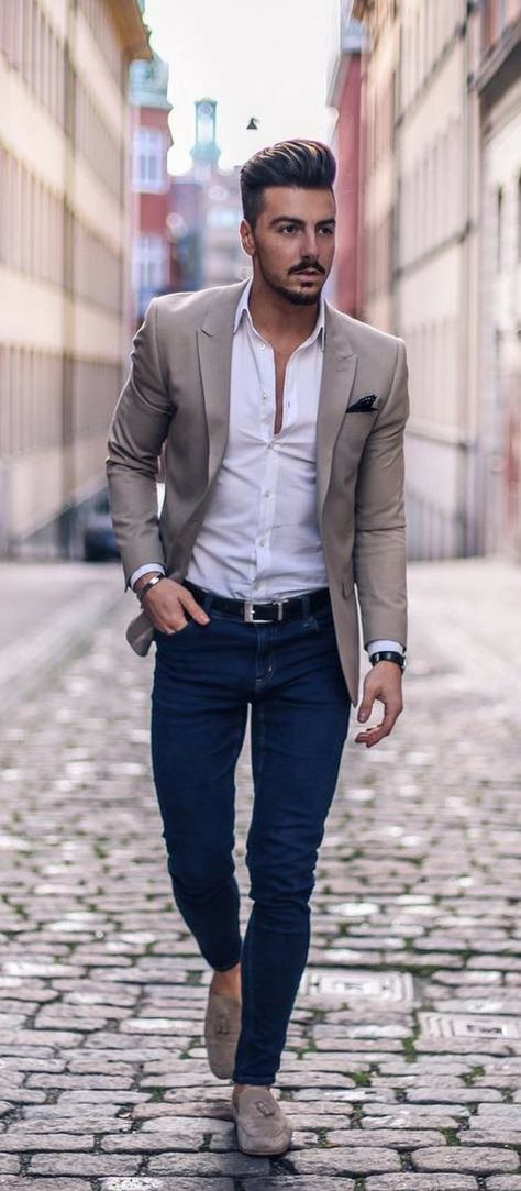 Macho Moda - Blog de Moda Masculina: BLAZER com CALÇA JEANS, Como Usar?  Fotos e Inspirações pro dia a dia