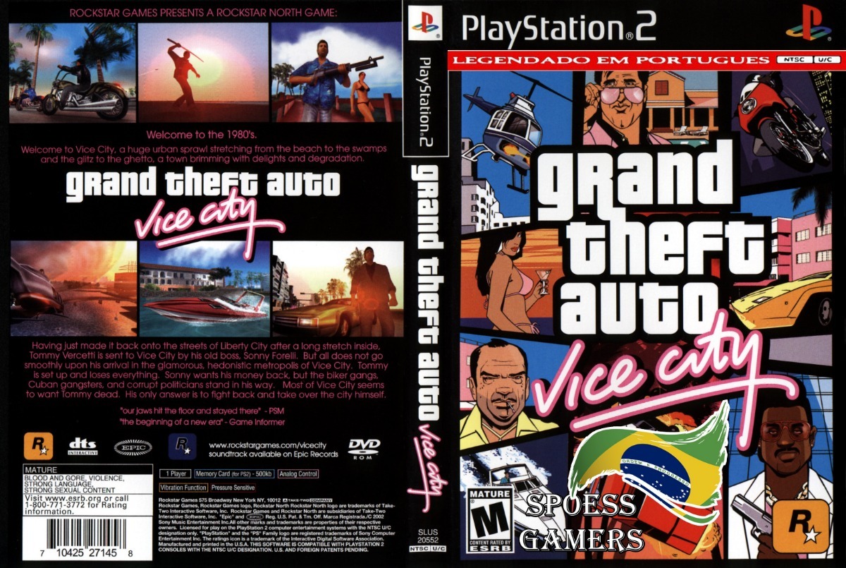 Grand Theft Auto: Vice City - v2.01 PT-BR PS2 ~ Android Game Blog