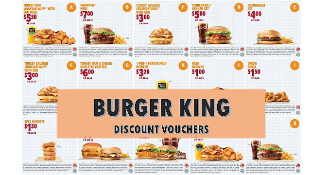 Burger King Vouchers- Good Deals till 25 Feb 2020 - TheWackyDuo.com ...