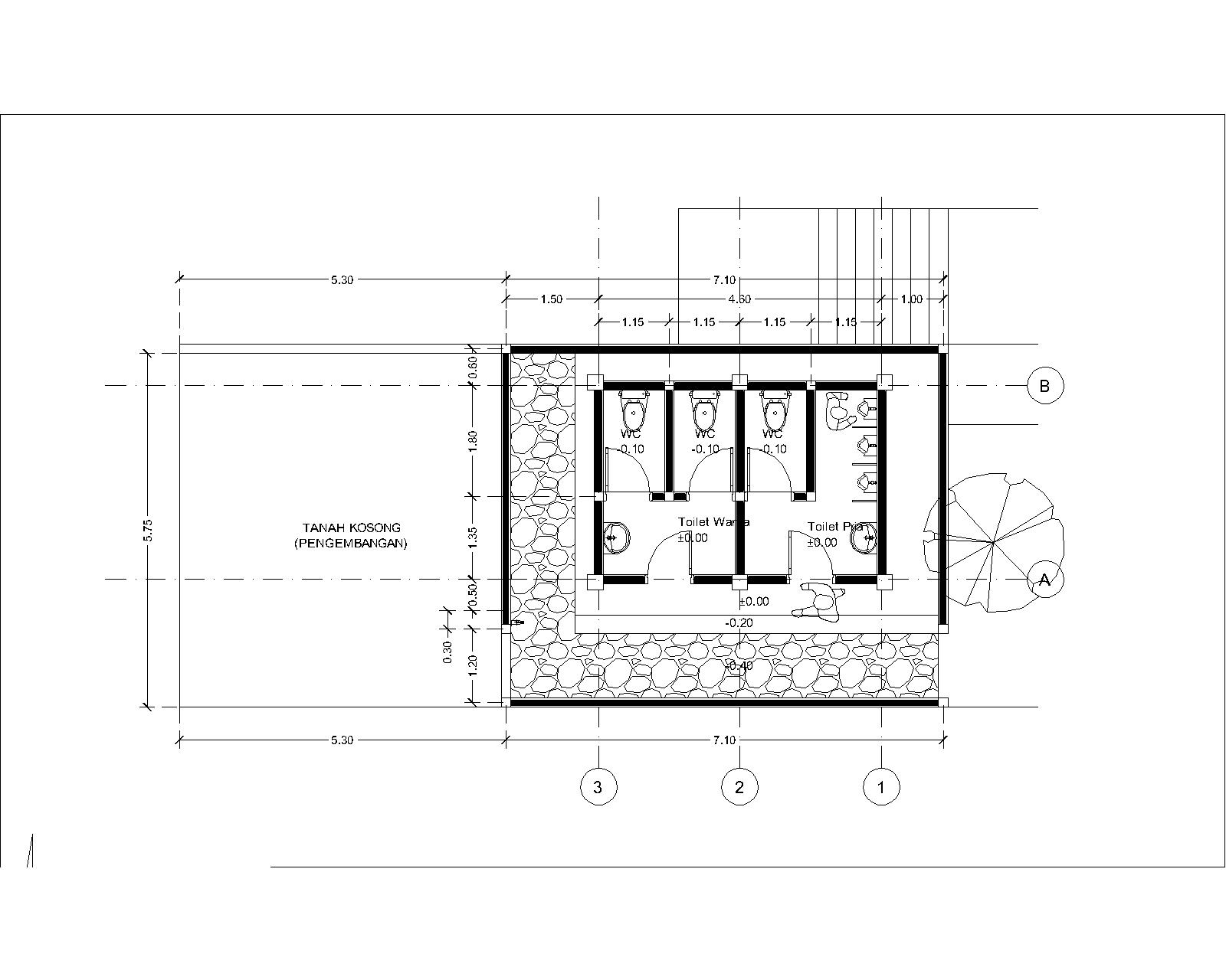 Denah Toilet Mall - Perumperindo.co.id