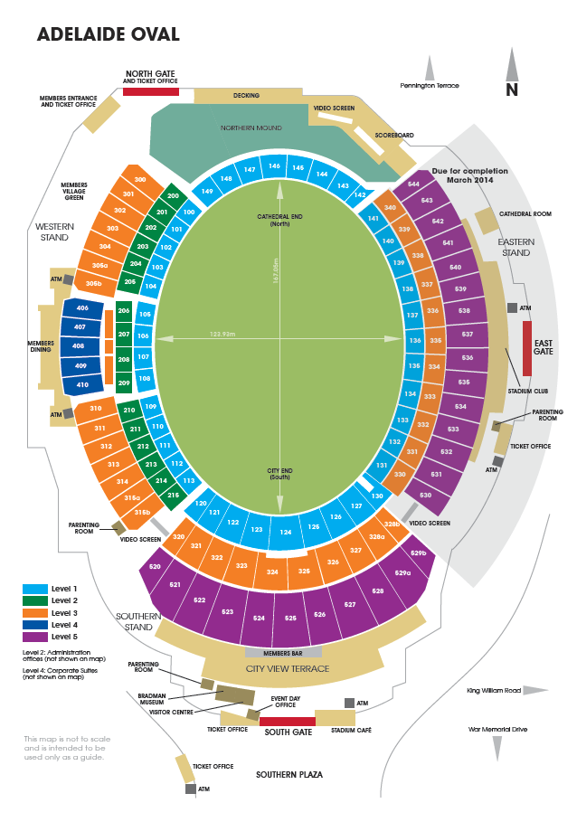 Adelaide Oval Map