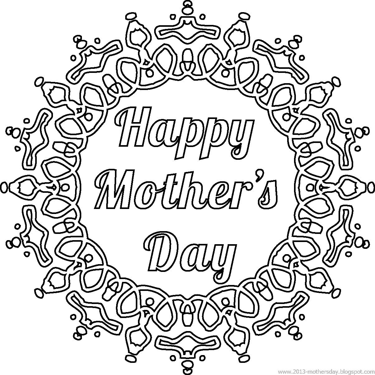 Happy Mothers Day Free Printables