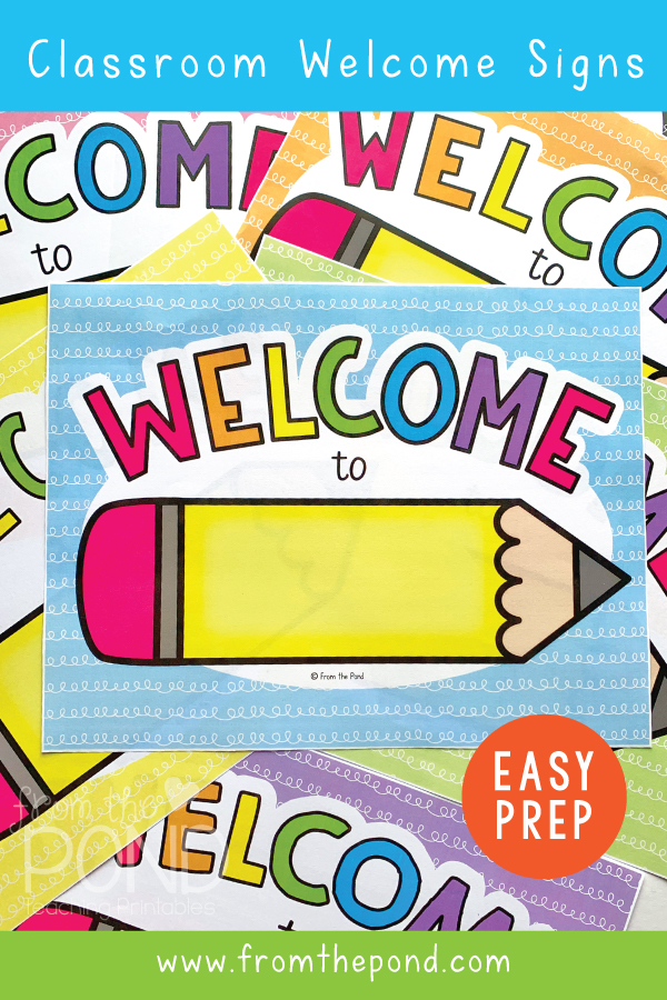 Welcome Poster For Classroom