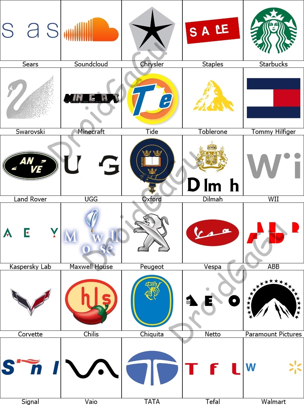 Logo quiz answers levels - filneast