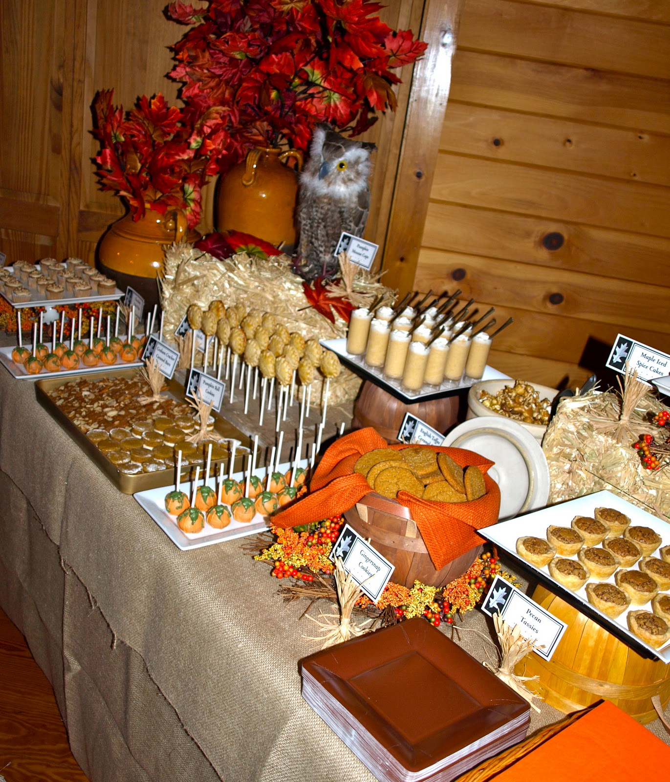 a. party style: fall festival dessert table