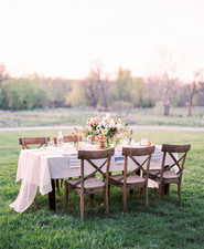 romantic outdoor tablescape