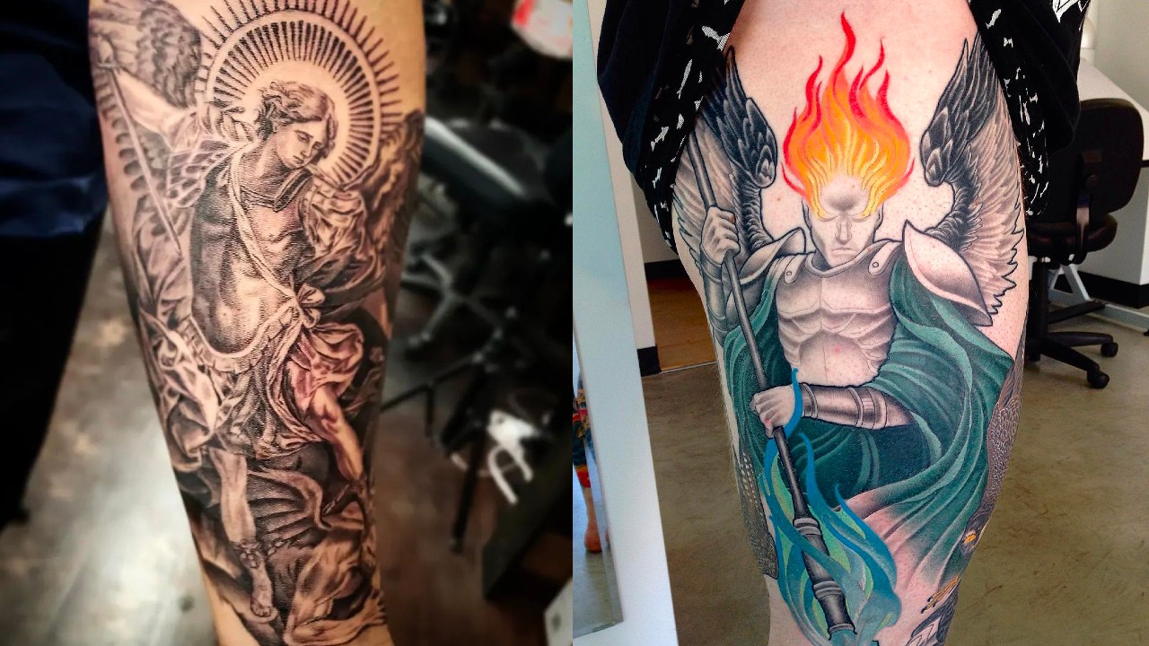 Archangel Michael tattoo by Tattoo Zhuzha  Post 32053