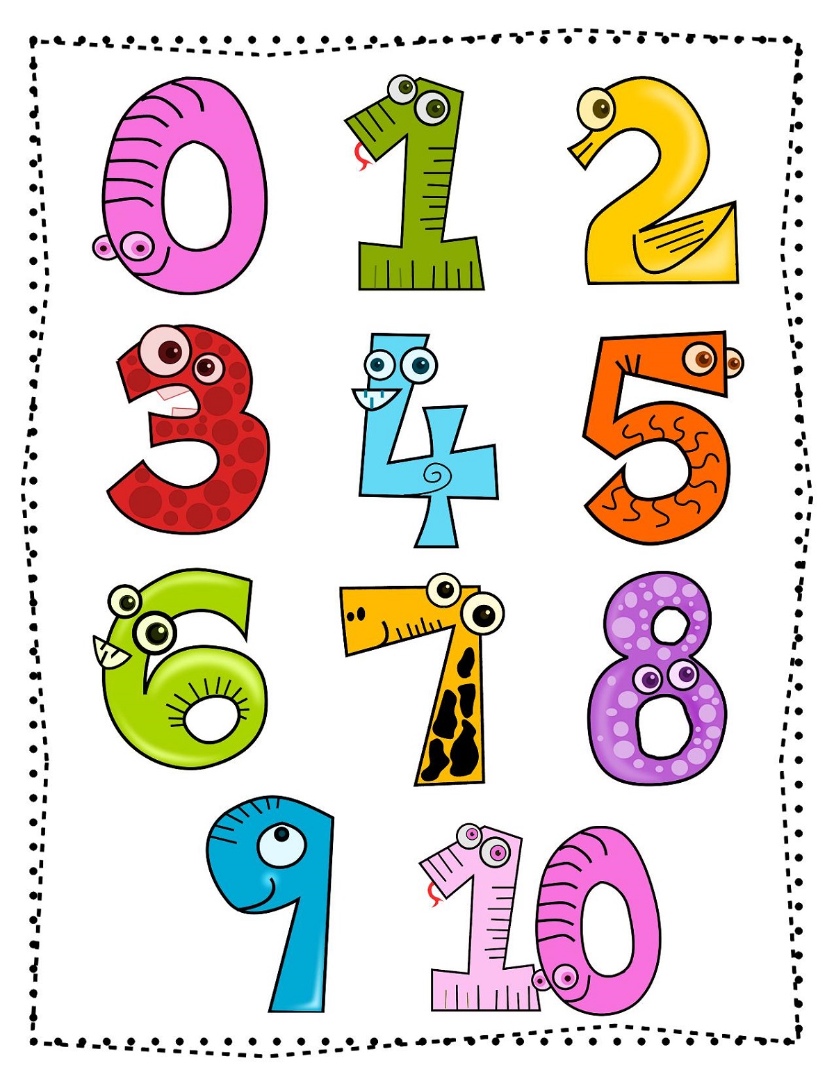 Number Chart Printable | Francesco Printable