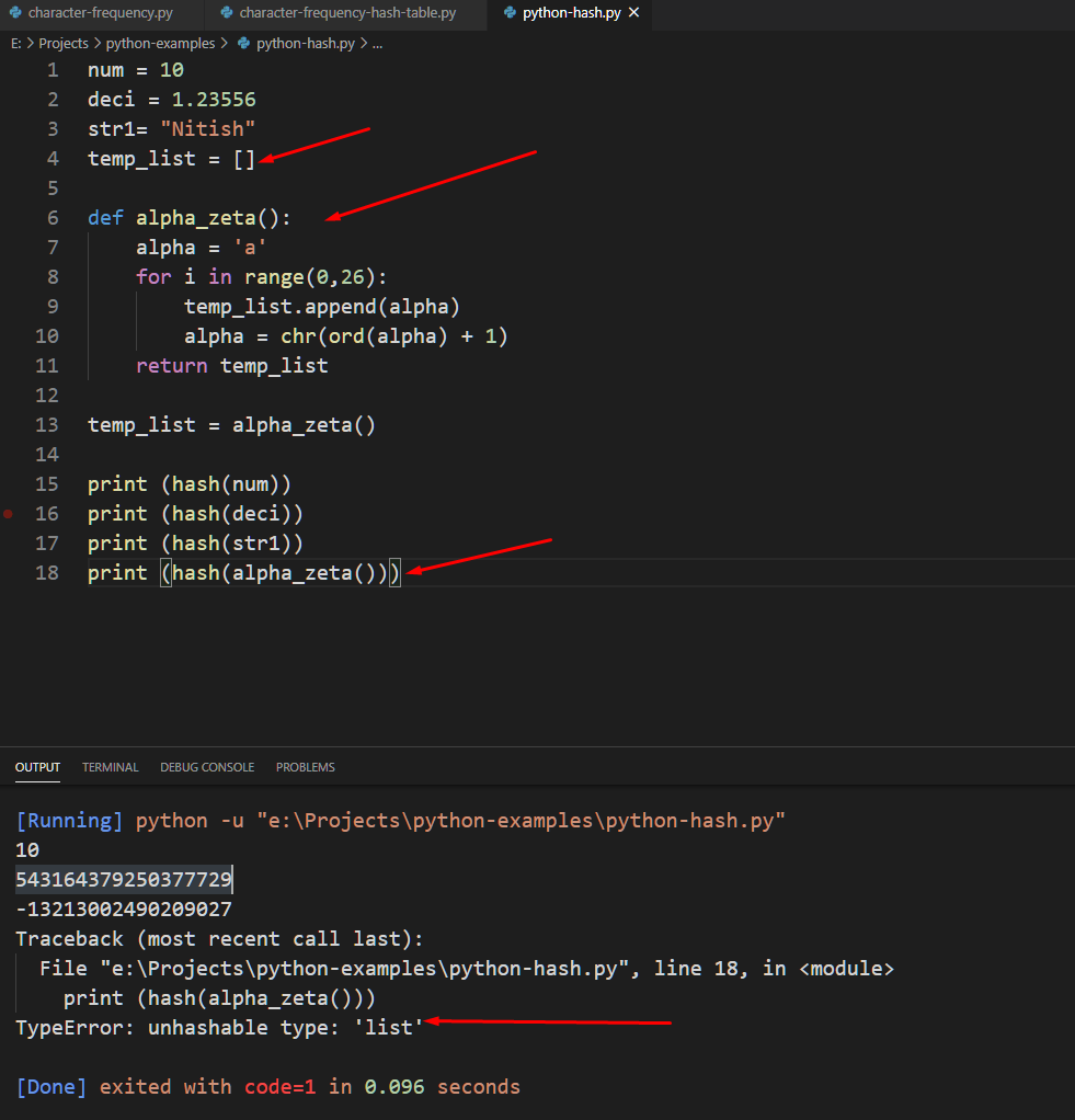 hashing-in-crpytography-python-error