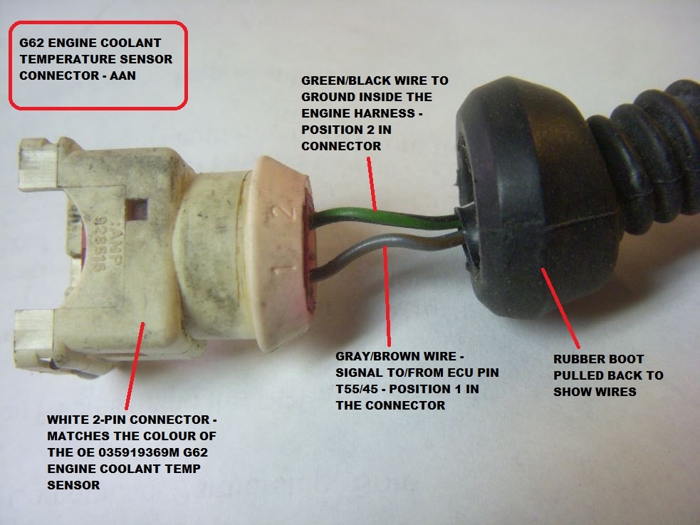 2 Wire Temp Sensor Coolant Temperature Sensor Wiring Diagram