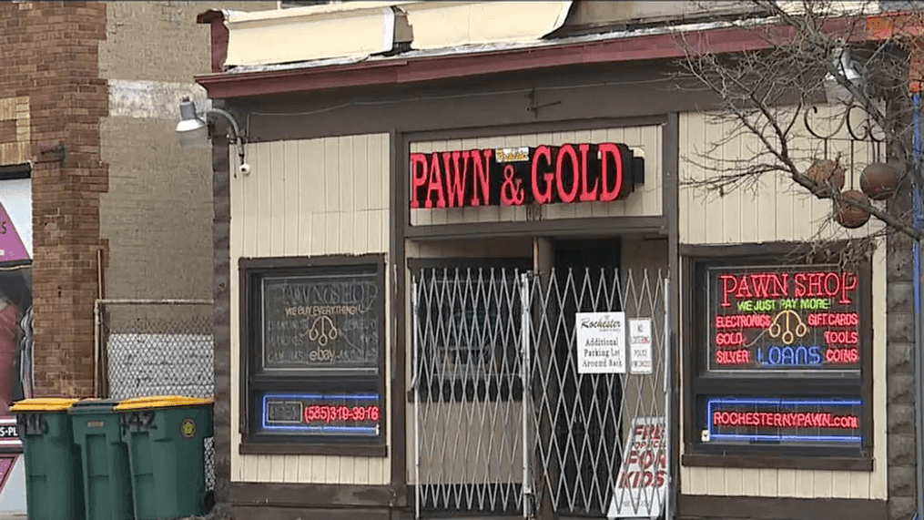 Thomas Nary owned Rochester Pawn & Gold on Dewey Avenue. (WHAM file photo)