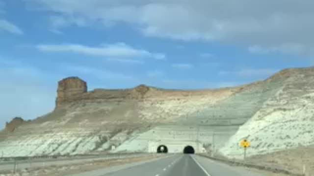 Green River Tunnel, Wyoming on I-80 westbound