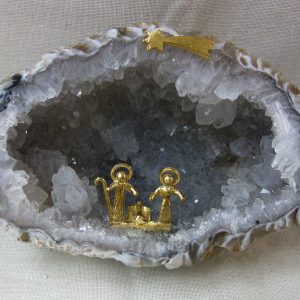 Genuine Brazil Nativity Geode For Sale #1