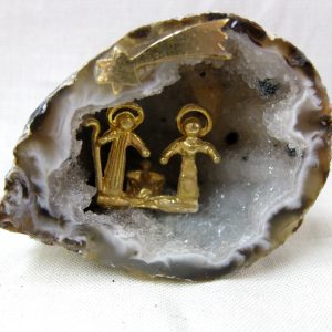 Genuine Small Brazil Nativity Geode For Sale #6