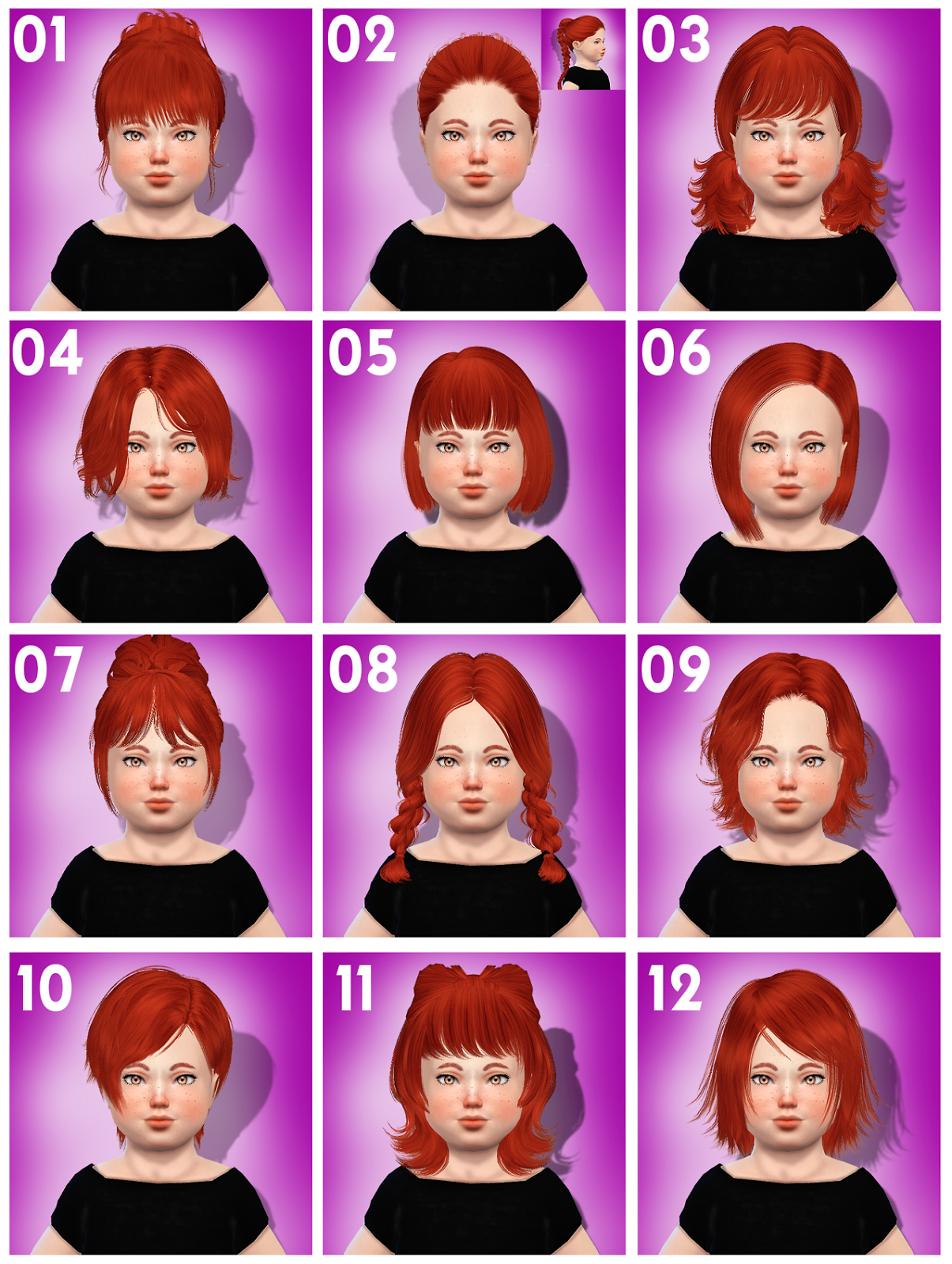 The sims 4 hair cc pack - nelozap