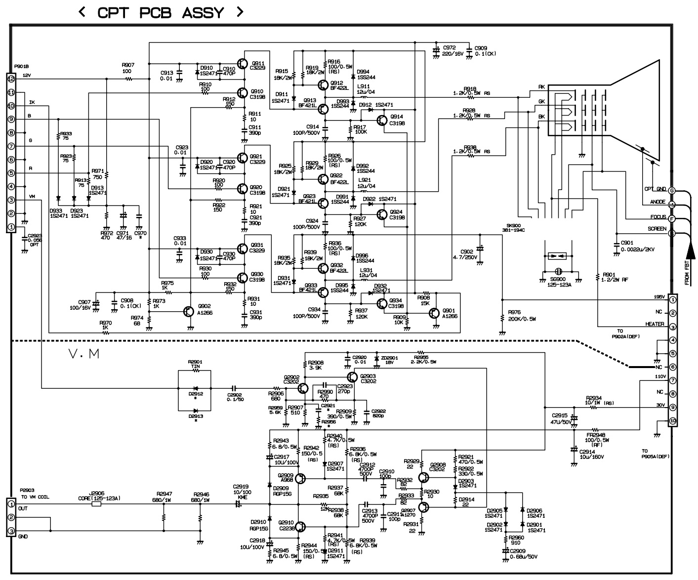 Schematic Diagram Of Crt Tv [diagram] Philips 20 Inch Crt Tv