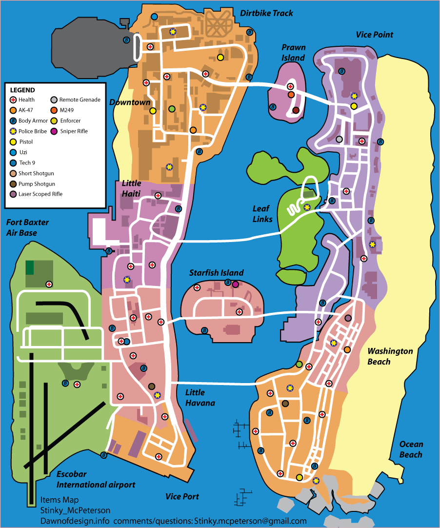 Gta 5 vice city map - kidraf image.