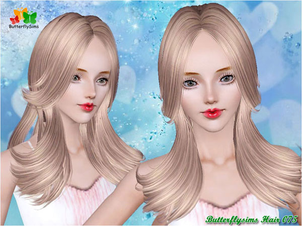 Custom Sims 3: Female Hair 075