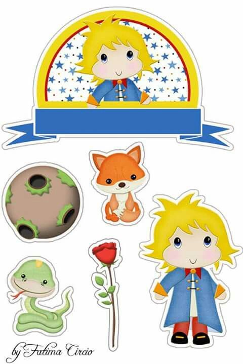 Little Prince Fondant Cake Topper Le petite prince cake topper Fondant ...