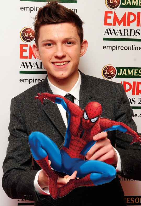 Galaxy Fantasy: Fan art: Tom Holland vistiendo el traje de Spiderman