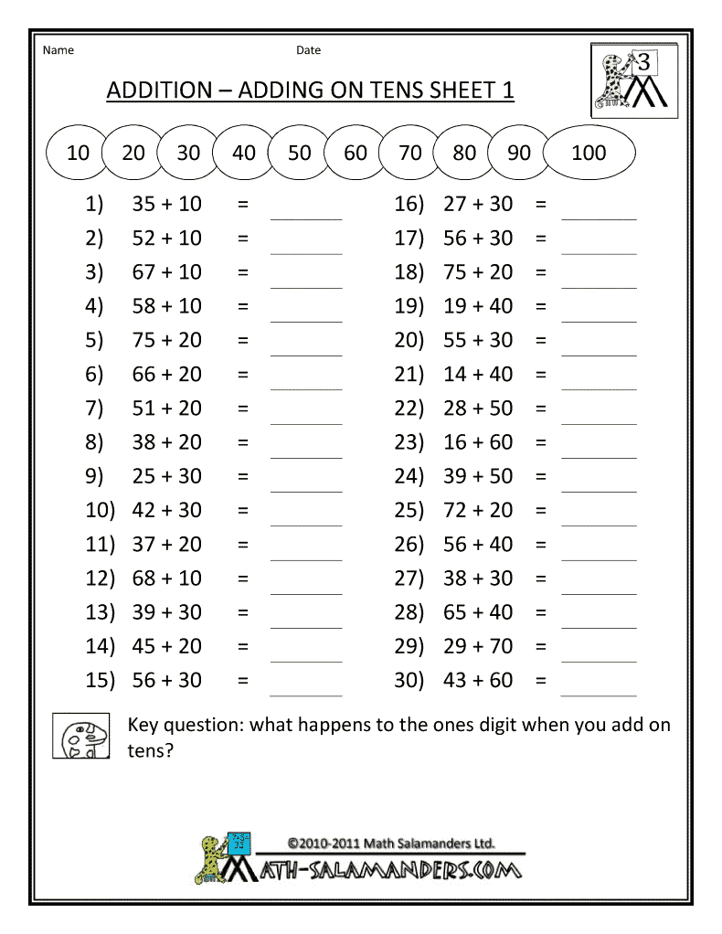 Mental maths worksheets year 4 | Maths Worksheets For kids