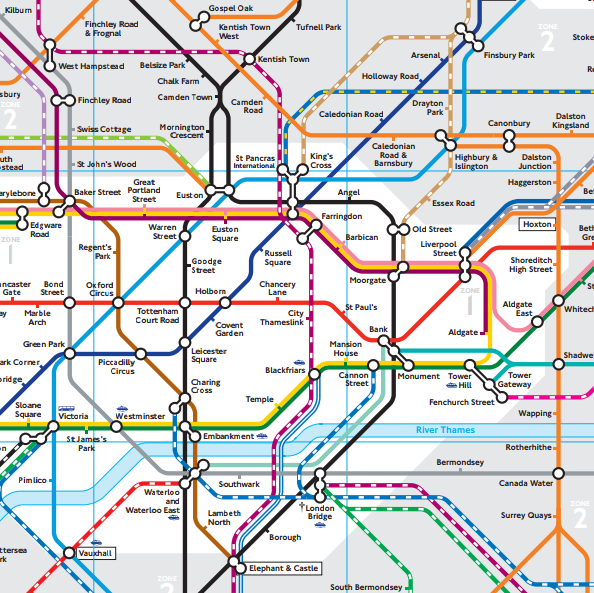 Map Of Thameslink Line