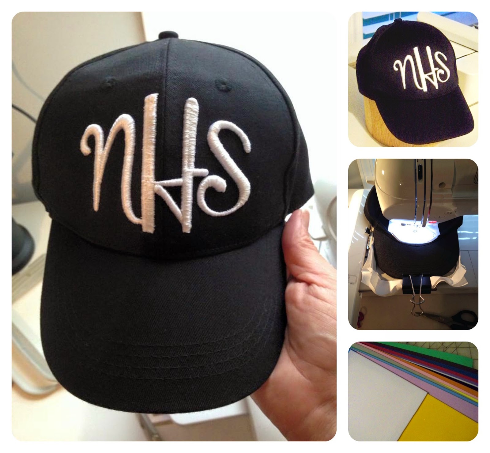 10 Fun Ideas To Machine Embroider On A Baseball Cap